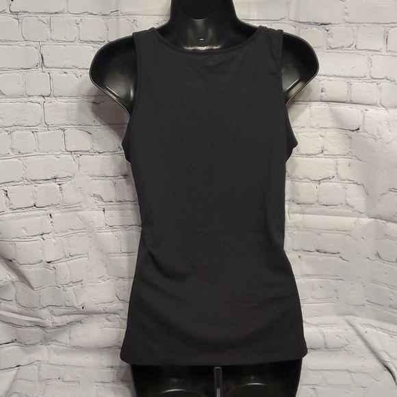 ⚘️2 For $10 Item⚘️ Poof Soft Black Tanktop Junior's Size L - Picture 2 of 7
